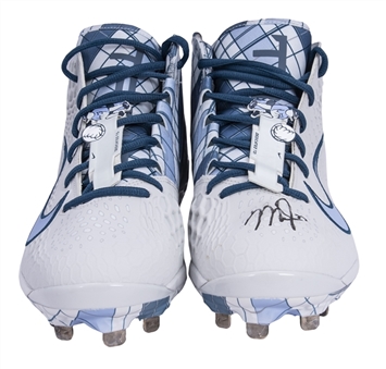 Mike Trout Signed Angles Fathers Day Nike Zoom Cleats (MLB Authenticated)